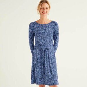 Boden Abigail Jersey Dress, Blue
